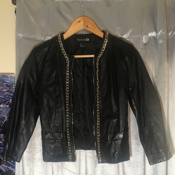 Jackets & Blazers - Forever 21 Leather Jacket